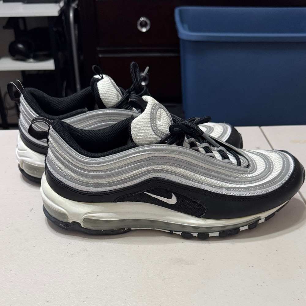 Nike Men’s Air Max 97 Gray and Black Sneakers